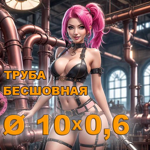 Труба бесшовная диаметр 10х0,6