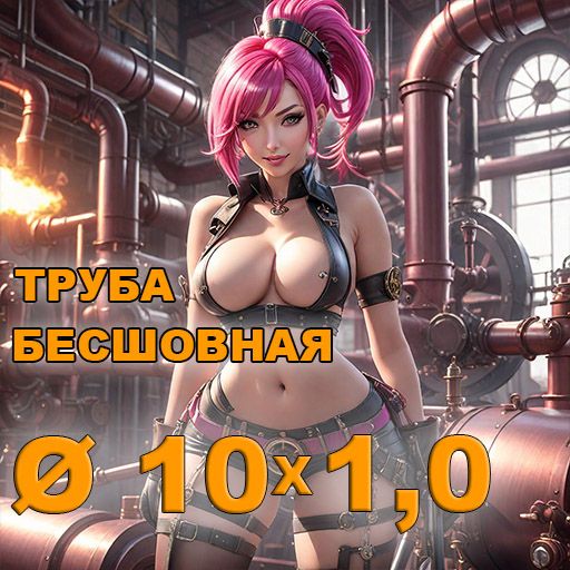 Труба бесшовная диаметр 10х1,0