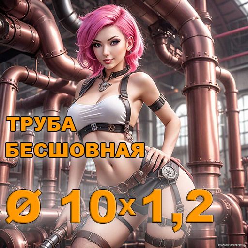 Труба бесшовная диаметр 10х1,2