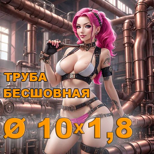 Труба бесшовная диаметр 10х1,8
