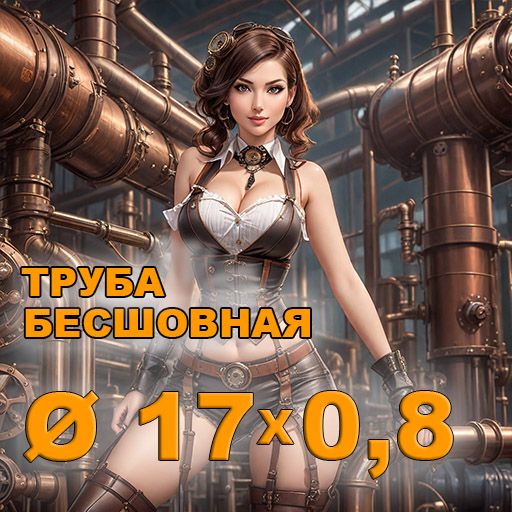 Труба нержавеющая диаметр 17х0,8