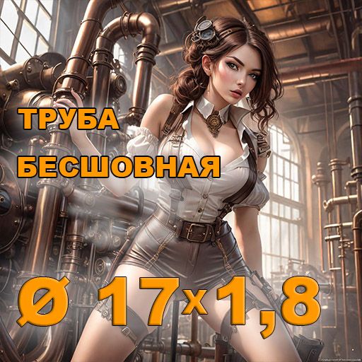 Труба бесшовная диаметр 17х1,8