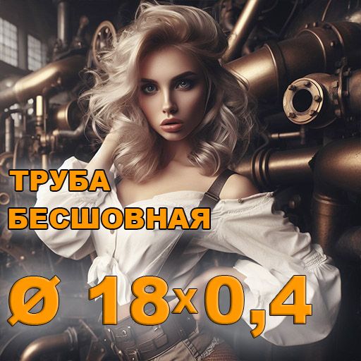 Труба бесшовная диаметр 18х0,4