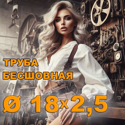 Труба бесшовная диаметр 18х2,5