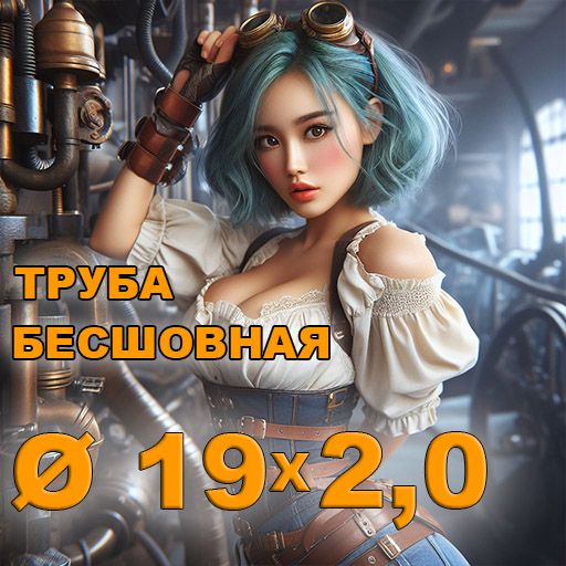 Труба бесшовная диаметр 19х2,0