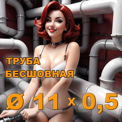 Труба бесшовная диаметр 11х0,5