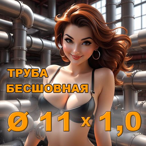 Труба бесшовная диаметр 11х1,0