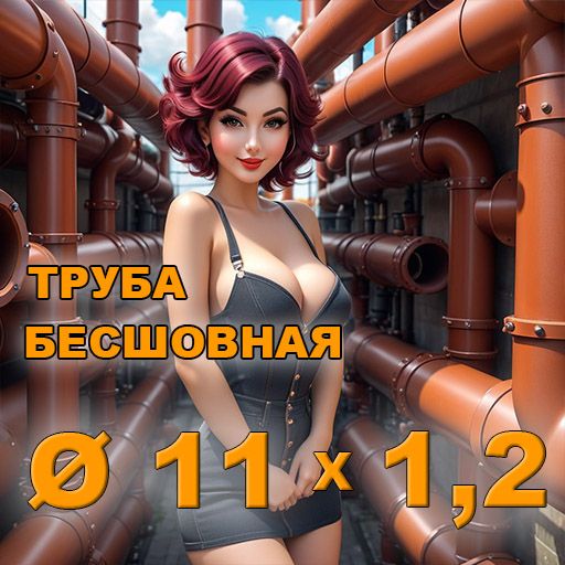 Труба бесшовная диаметр 11х1,2