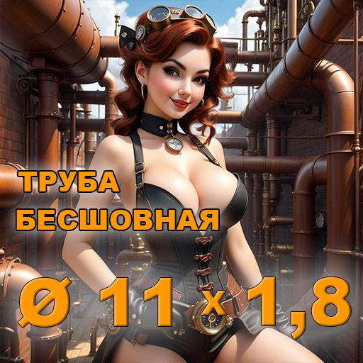 Труба бесшовная диаметр 11х1,8