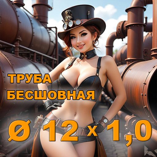 Труба бесшовная диаметр 12х1,0