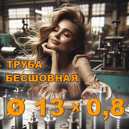 Труба бесшовная диаметр 13х0,8
