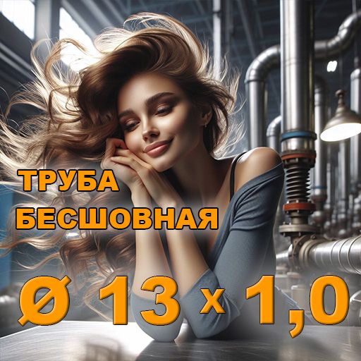 Труба бесшовная диаметр 13х1,0