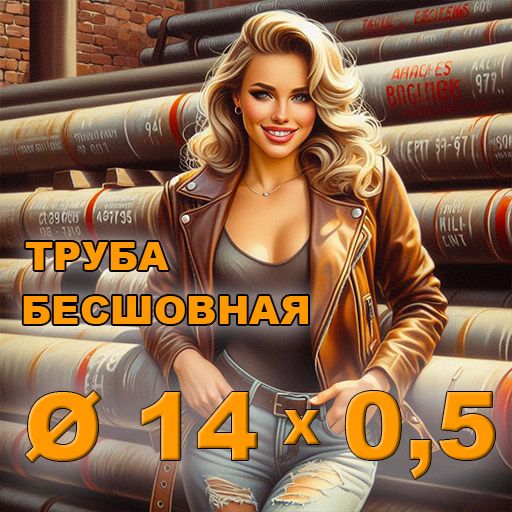 Труба бесшовная диаметр 14х0,5