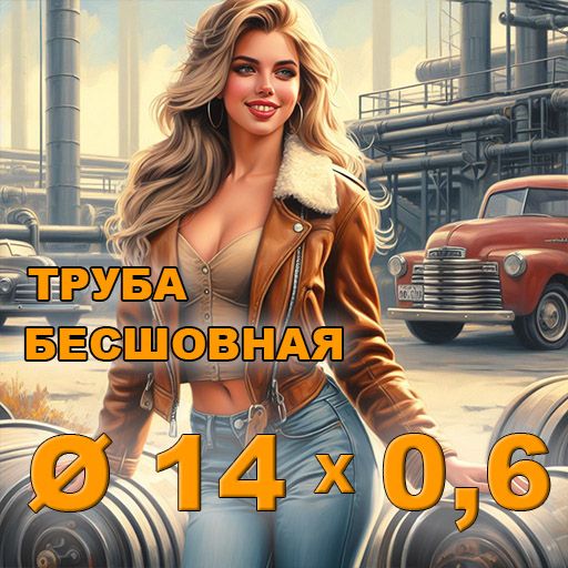 Труба бесшовная диаметр 14х0,6