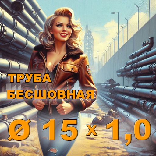 Труба бесшовная диаметр 15х1,0