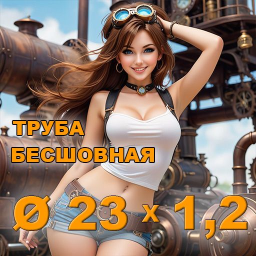 Труба бесшовная диаметр 23х1,2