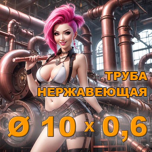 Труба нержавеющая диаметр 10х0,6