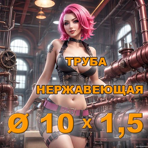 Труба нержавеющая диаметр 10х1,5