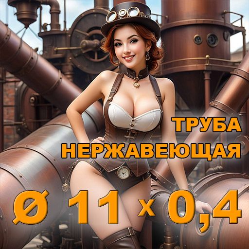 Труба нержавеющая диаметр 11х0,4