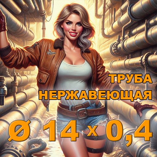 Труба нержавеющая диаметр 14х0,4