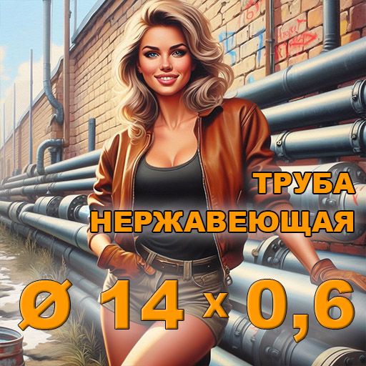 Труба нержавеющая диаметр 14х0,6