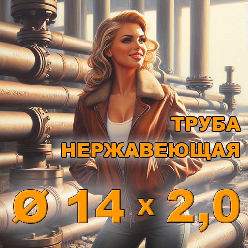 Труба нержавеющая диаметр 14х2,0