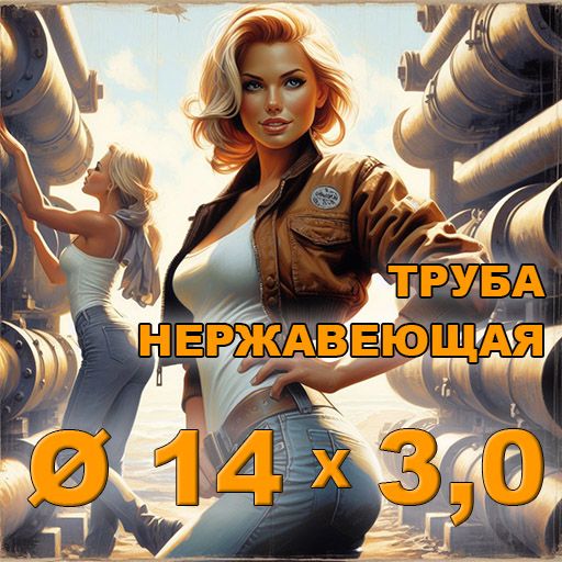 Труба нержавеющая диаметр 14х3,0