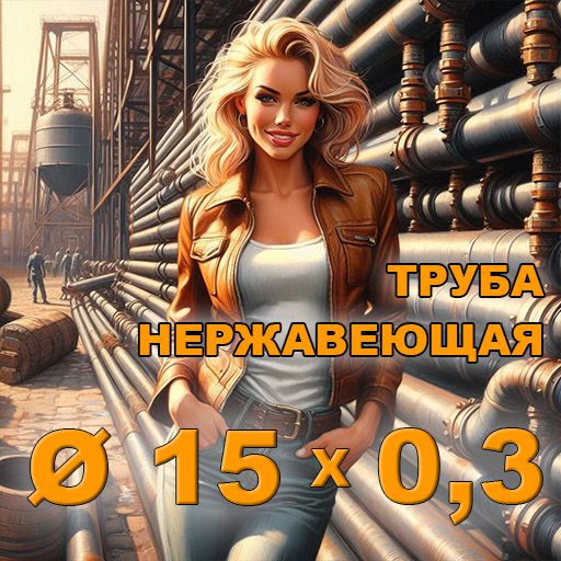 Труба нержавеющая диаметр 15х0,3
