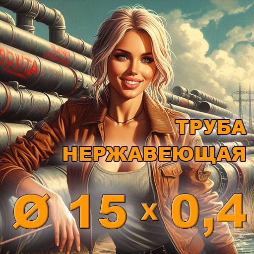 Труба нержавеющая диаметр 15х0,4