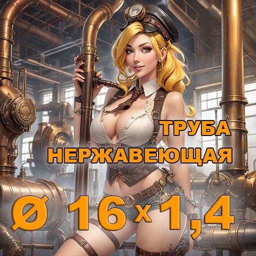 Труба нержавеющая диаметр 16х1,4