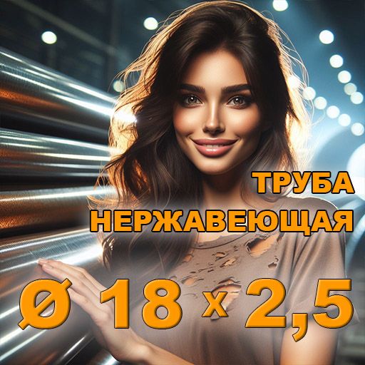 Труба нержавеющая диаметр 18х2,5