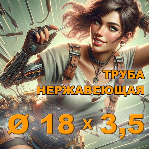 Труба нержавеющая диаметр 18х3,5