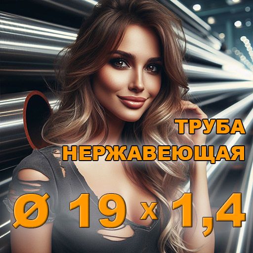 Труба нержавеющая диаметр 19х1,4