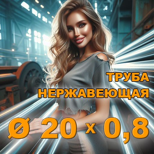 Труба нержавеющая диаметр 20х0,8