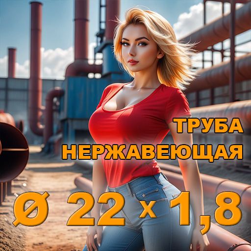 Труба нержавеющая диаметр 22х1,8