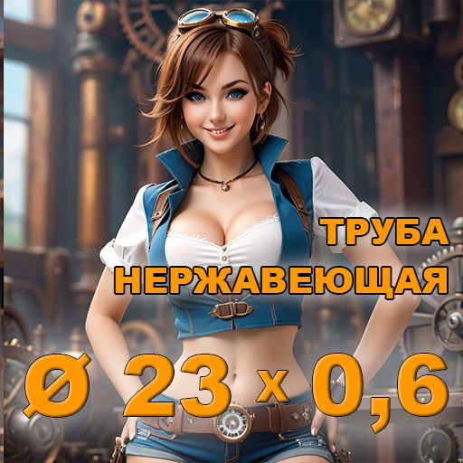 Труба нержавеющая диаметр 23х0,6