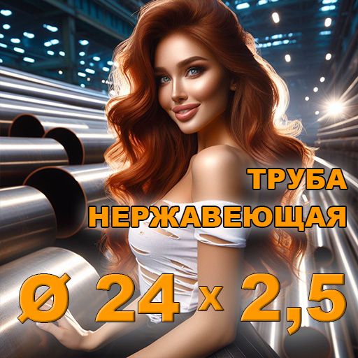 Труба нержавеющая диаметр 24х2,5