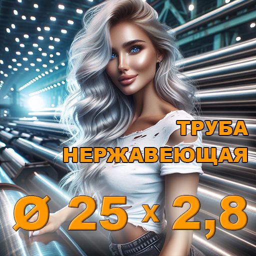 Труба нержавеющая диаметр 25х2,8