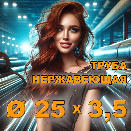 Труба нержавеющая диаметр 25х3,5